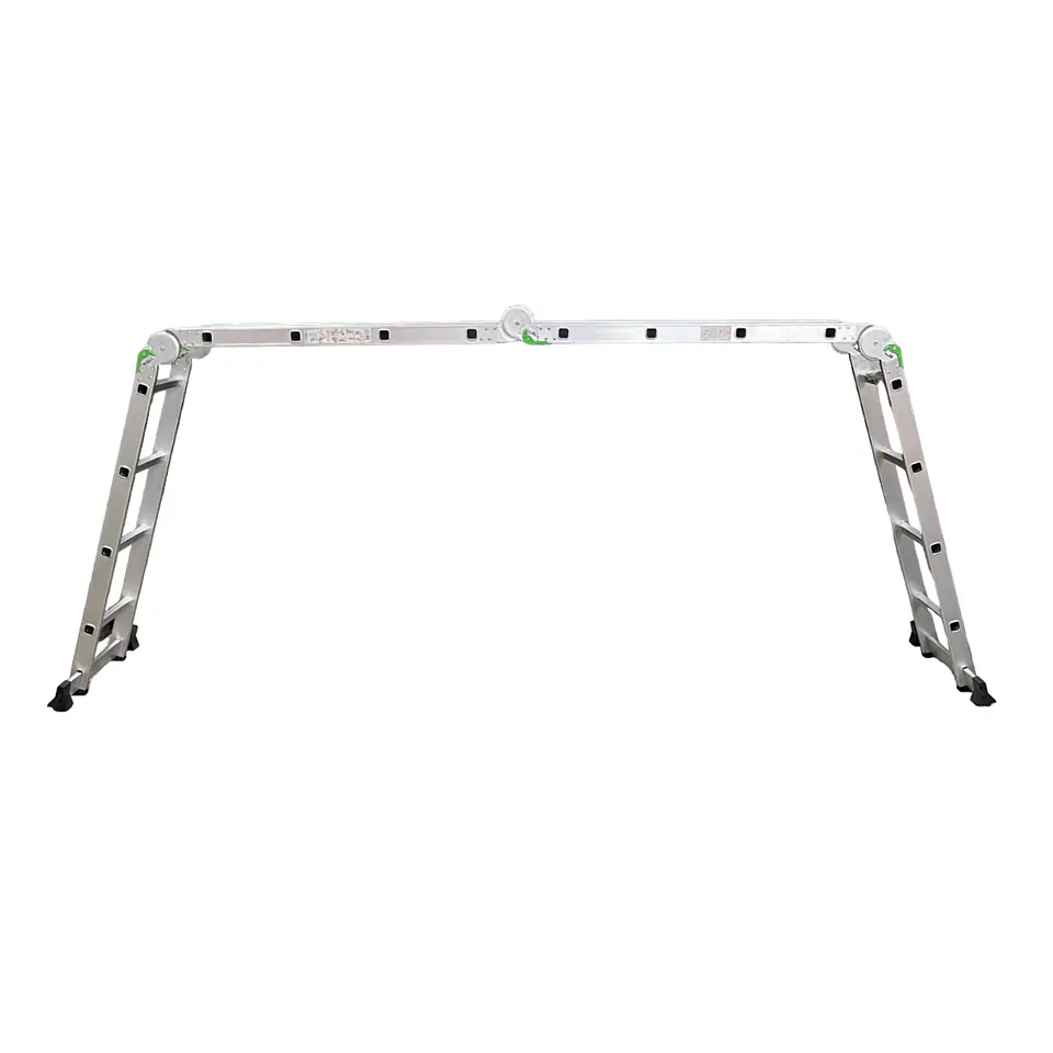Escalera Articulada 16 Peldaños Multiuso Aluminio 4x4 - 4.56 m 3
