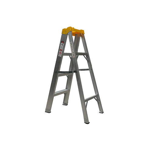 Escalera Tijera Aluminio 4 Peldaños - Alto 1.2 m