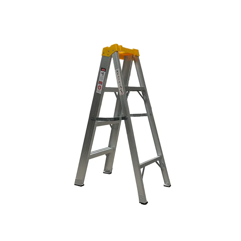Escalera Tijera Aluminio 4 Peldaños - Alto 1.2 m 2