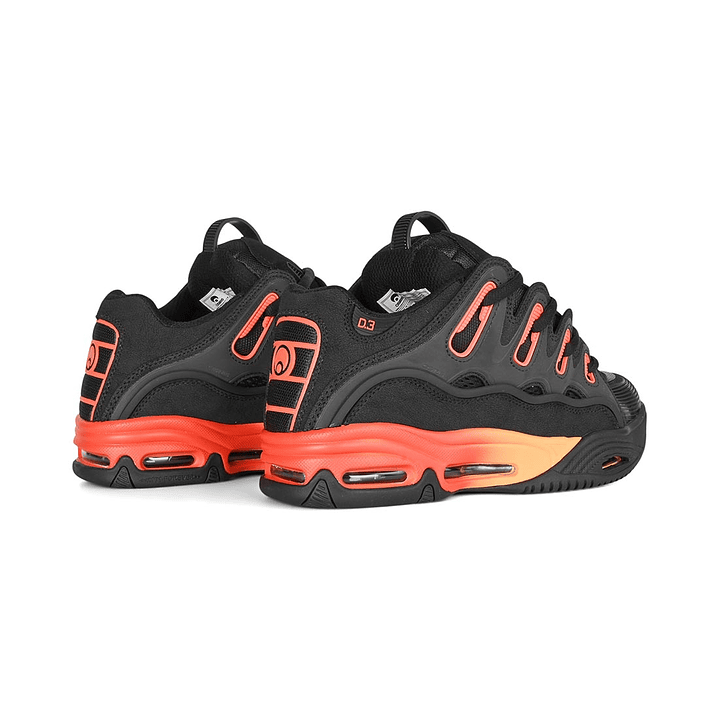 Zapatillas Osiris D3 2001 black/orange/black 5