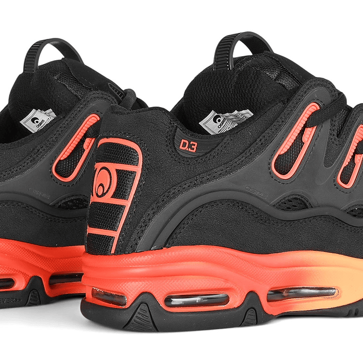 Zapatillas Osiris D3 2001 black/orange/black 7