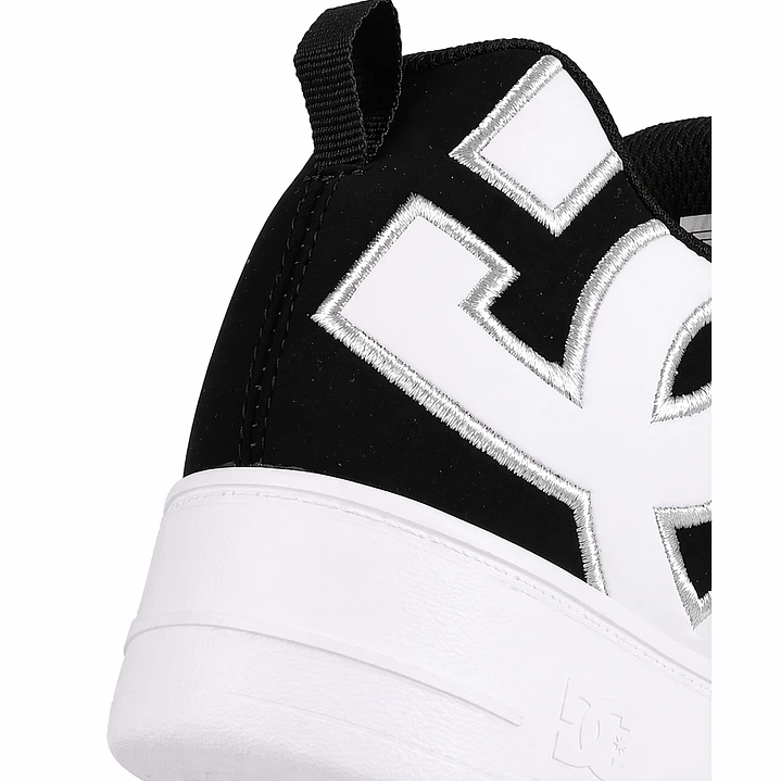 Zapatillas DC Court Graffik Plataforma Black White 5