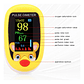 Oxímetro De Dedo Oximeter Recargable Usb C Para Niños Y Adultos Led Amarillo - Miniatura 8
