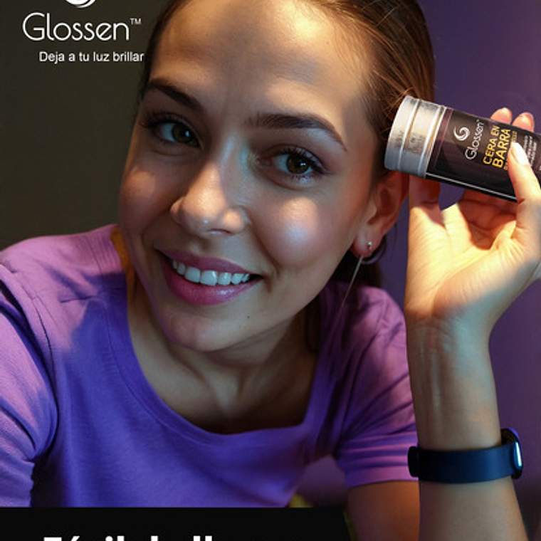 Fijador Para El Pelo Glossen, Cera En Barra Peinado Cabello 5