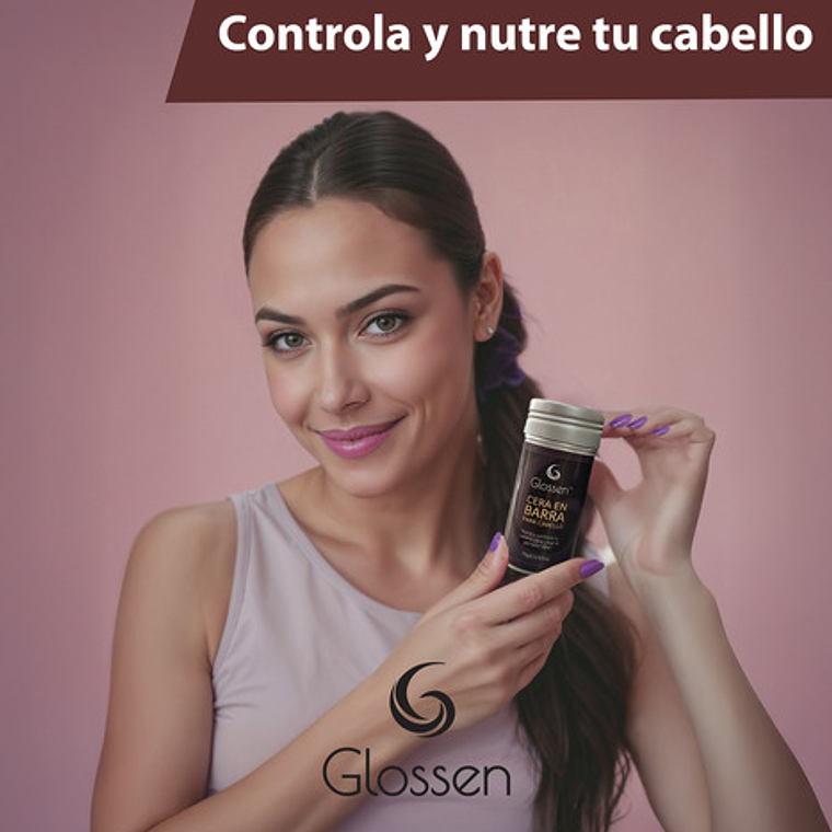 Fijador Para El Pelo Glossen, Cera En Barra Peinado Cabello 6