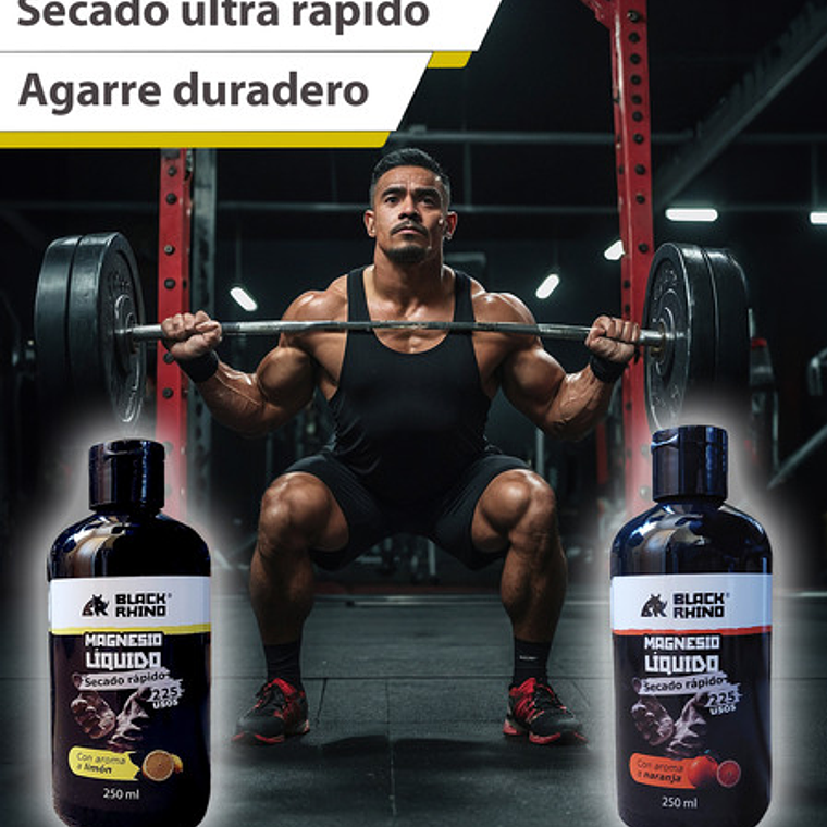 Magnesio Liquido Deportivo Antideslizante Black Rhino 250ml 4