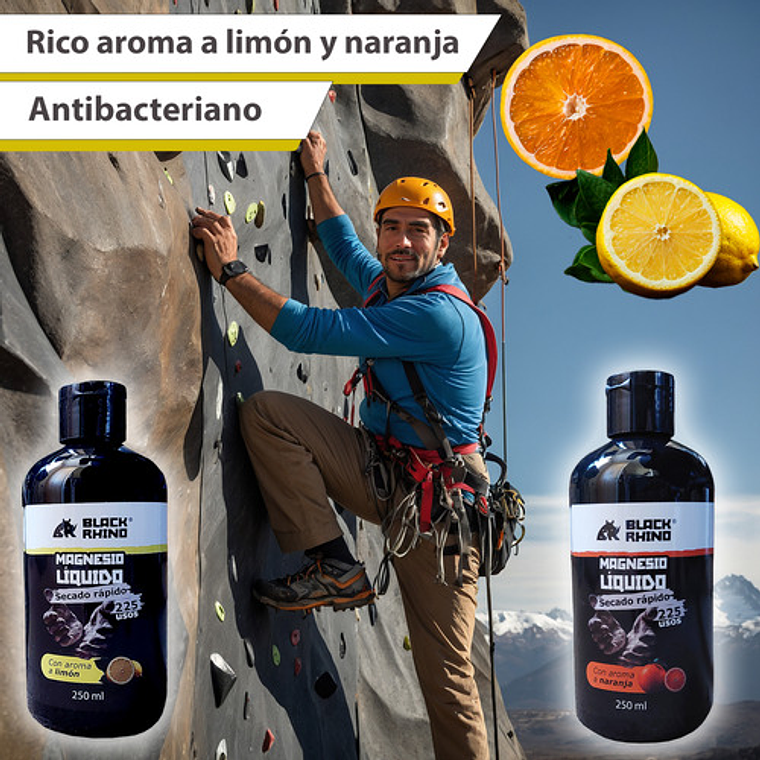 Magnesio Liquido Deportivo Antideslizante Black Rhino 250ml 11