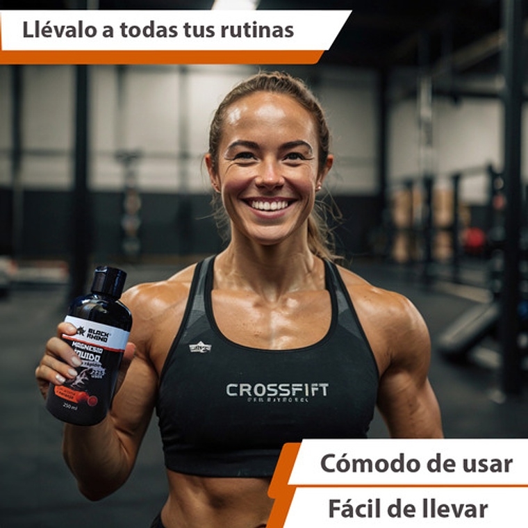 Magnesio Liquido Deportivo Antideslizante Black Rhino 250ml 12