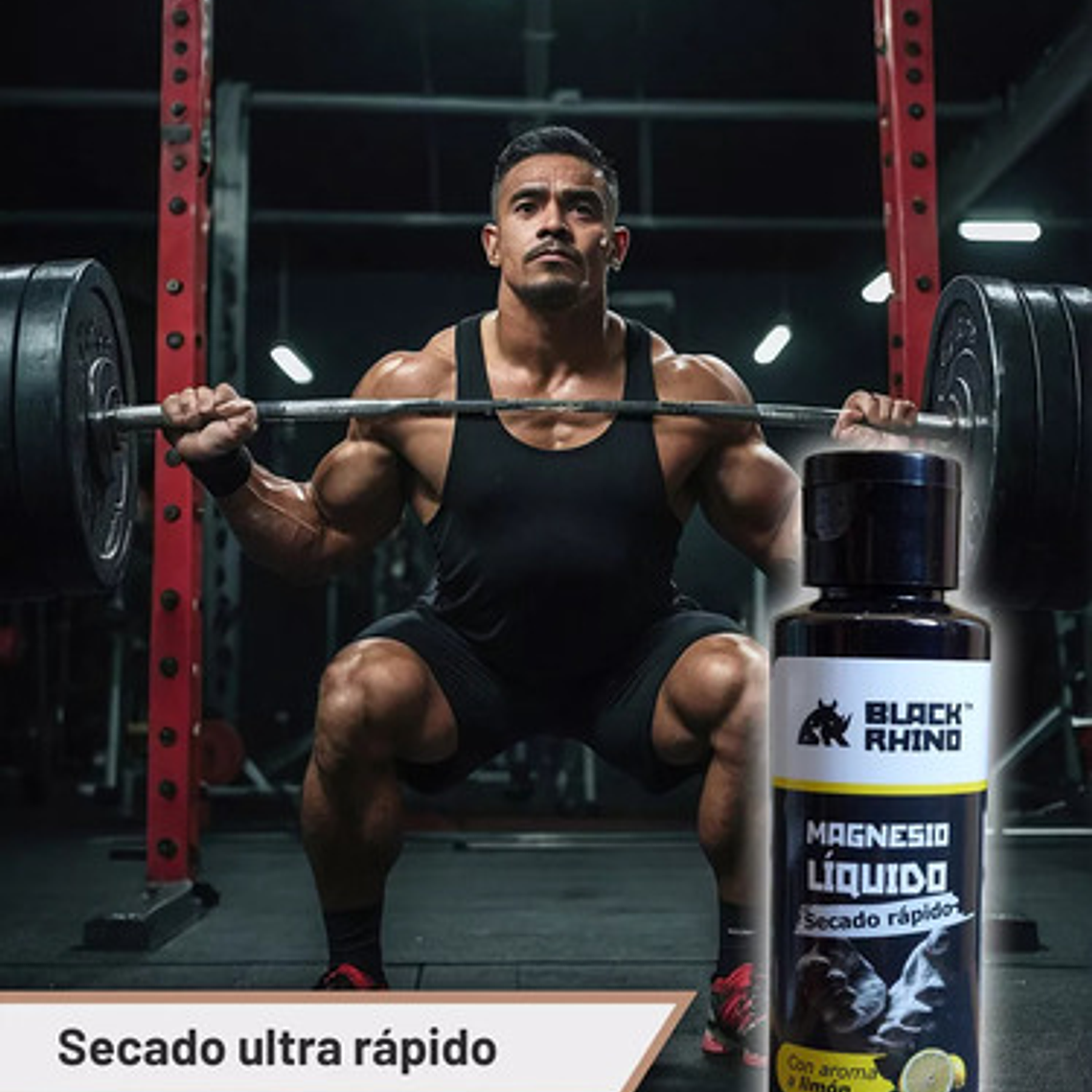 Magnesio Liquido Deportivo Antideslizante Black Rhino 100ml 5