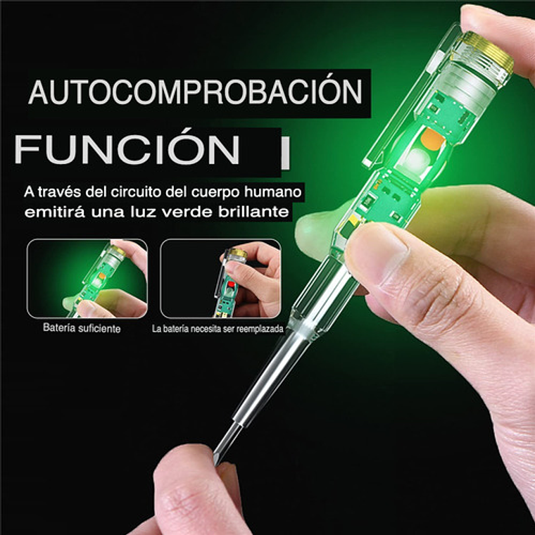 Lápiz Destornillador Detector Potencia Probador De Voltaje 3