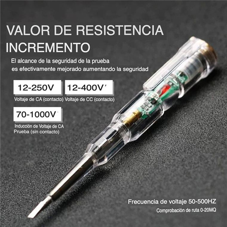 Lápiz Destornillador Detector Potencia Probador De Voltaje 4