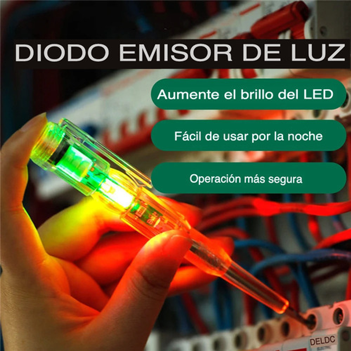 Lápiz Destornillador Detector Potencia Probador De Voltaje 5