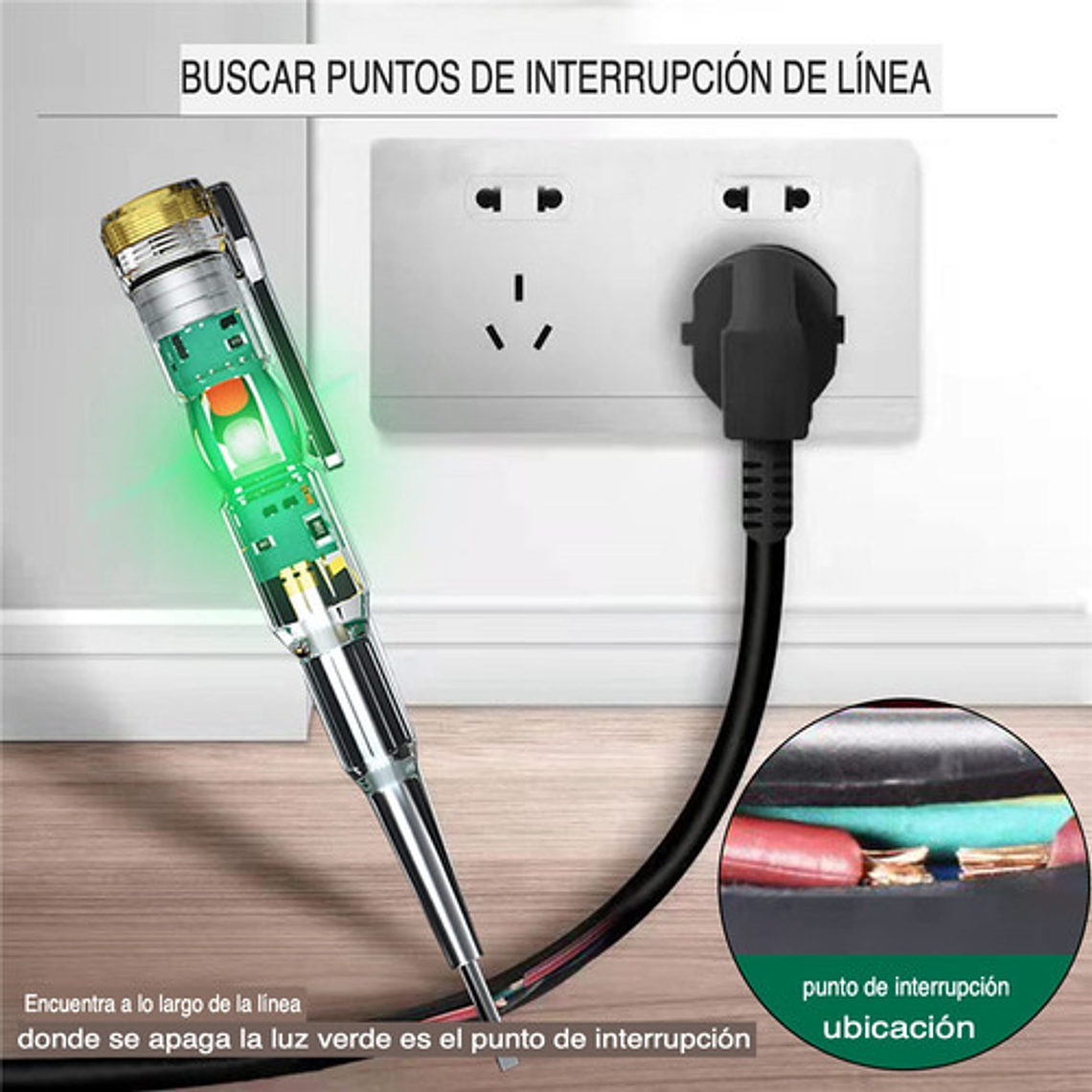 Lápiz Destornillador Detector Potencia Probador De Voltaje 6