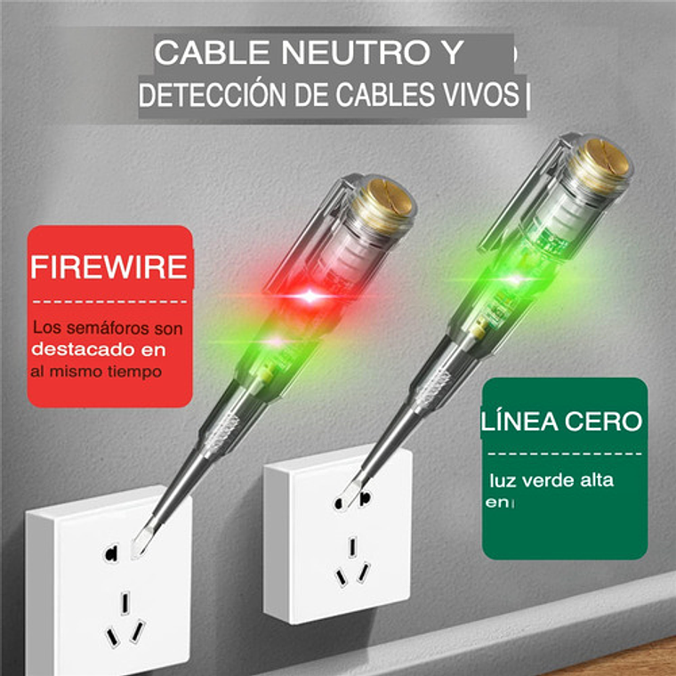 Lápiz Destornillador Detector Potencia Probador De Voltaje 7
