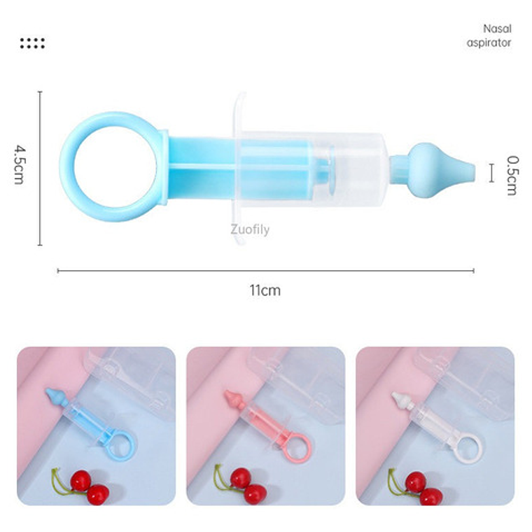Limpiador Nasal Jeringa De Mocos Lavado Aspirador Pro Bebés 14