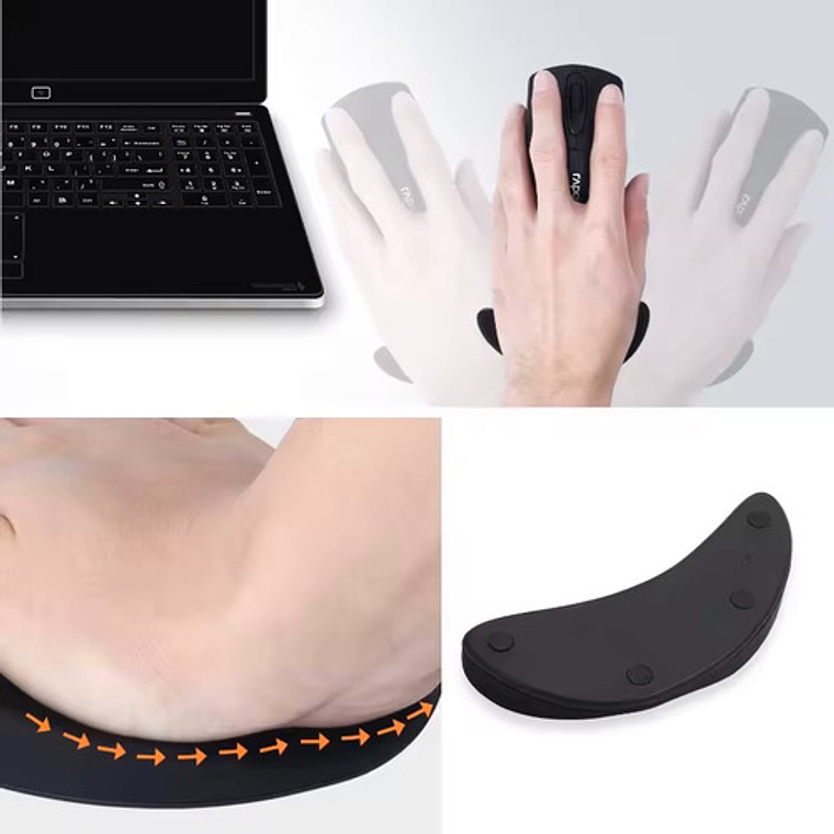 Reposa Muñeca Mouse Pad Ergonomico Wrist Rest Deslizante 4