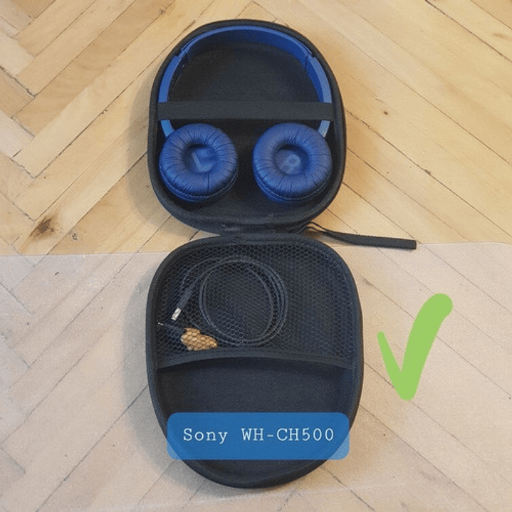 Estuche Duro Carcasa 21 X 19cm Audifonos Sony Y Similares 5