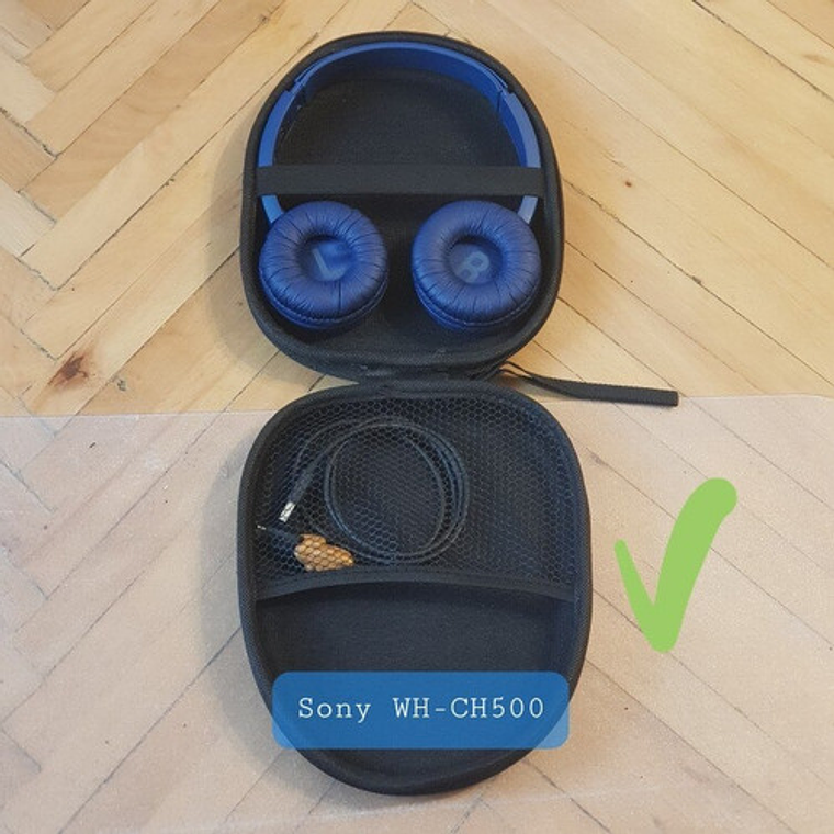 Estuche Duro Carcasa 21 X 19cm Audifonos Sony Y Similares 5