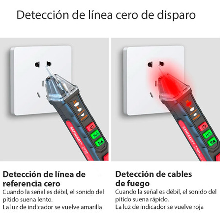 Tester Detector Probador Voltaje Sin Contacto Lápiz 5