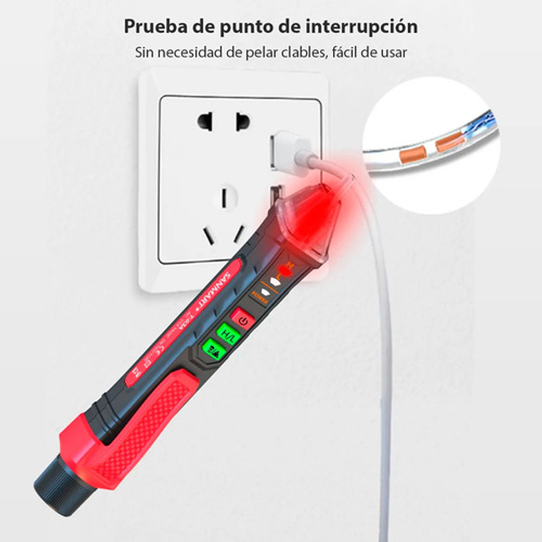 Tester Detector Probador Voltaje Sin Contacto Lápiz 6