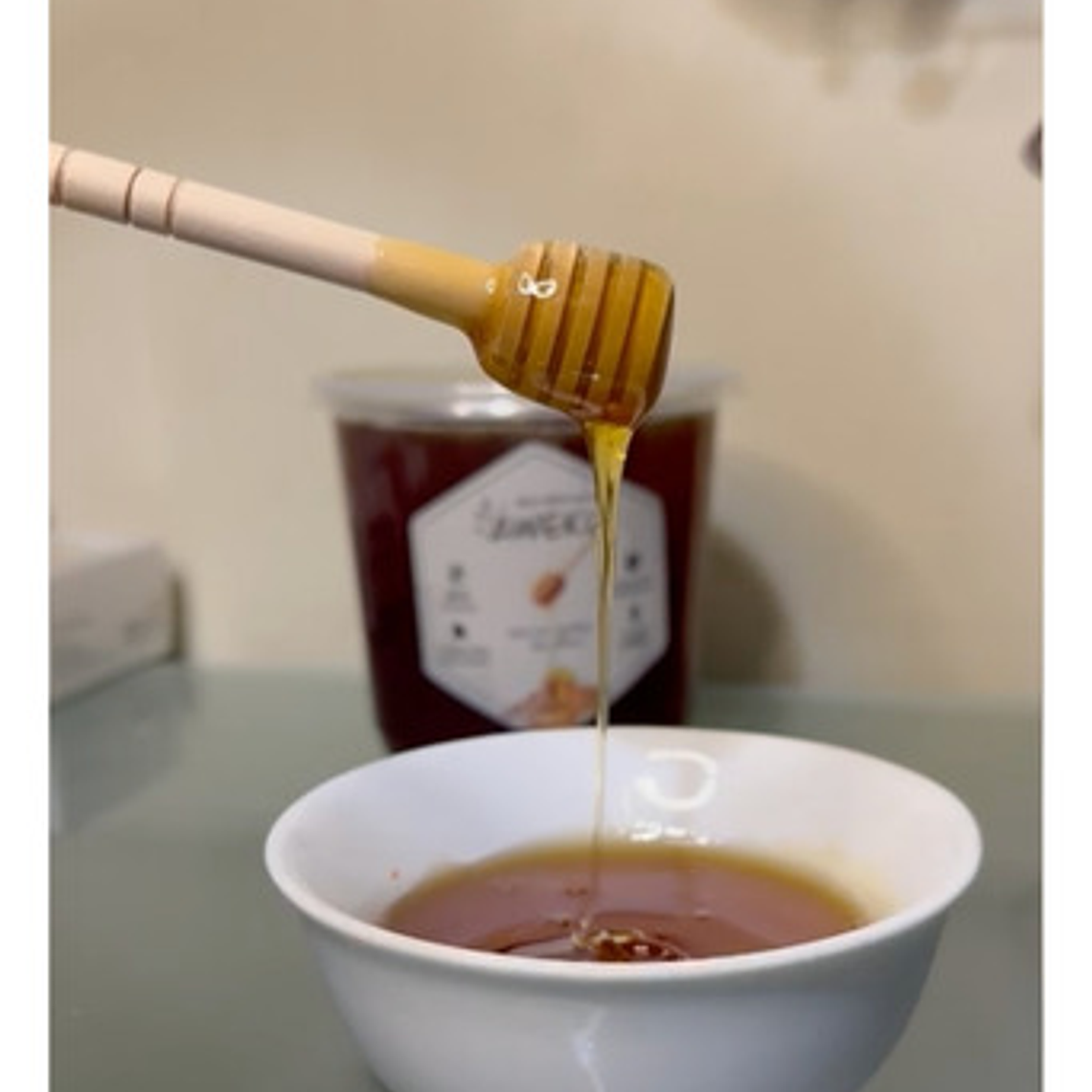 Miel 100% Natural Cruda Quillay Aweku 1 Kilo + Cuchara Miel 5