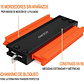 Regla Medidor 10'' Duplicador Contorno Irregular Bloque - Miniatura 4