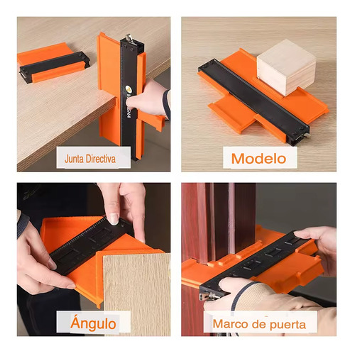 Regla Medidor 10'' Duplicador Contorno Irregular Bloque 5
