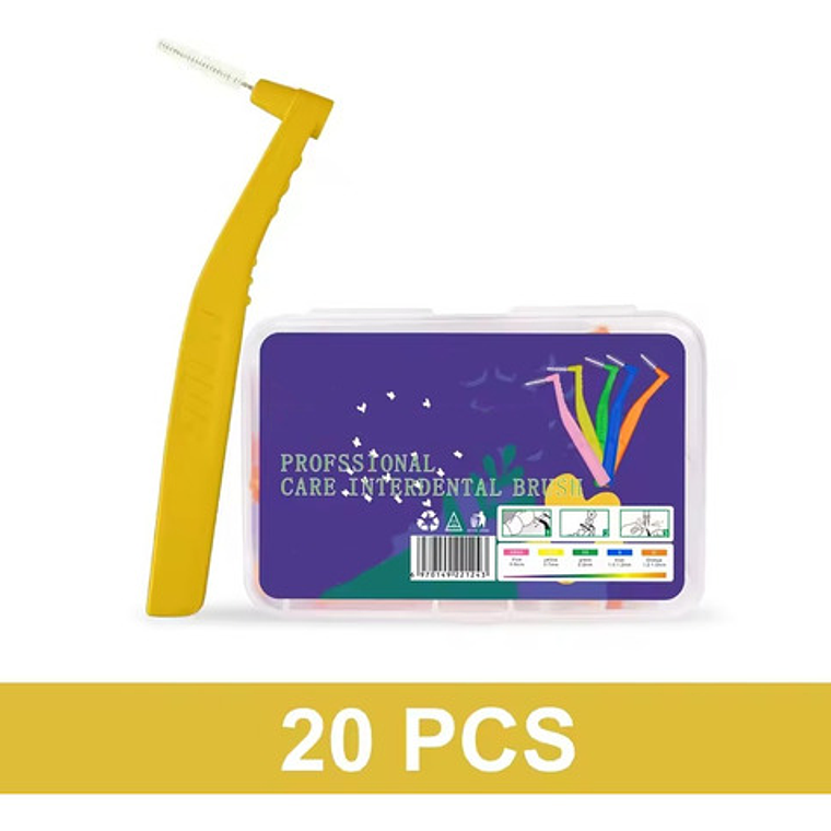 Cepillos Interdentales 0,6 A 0,8mm Flexible Pack 20 Uds. 2