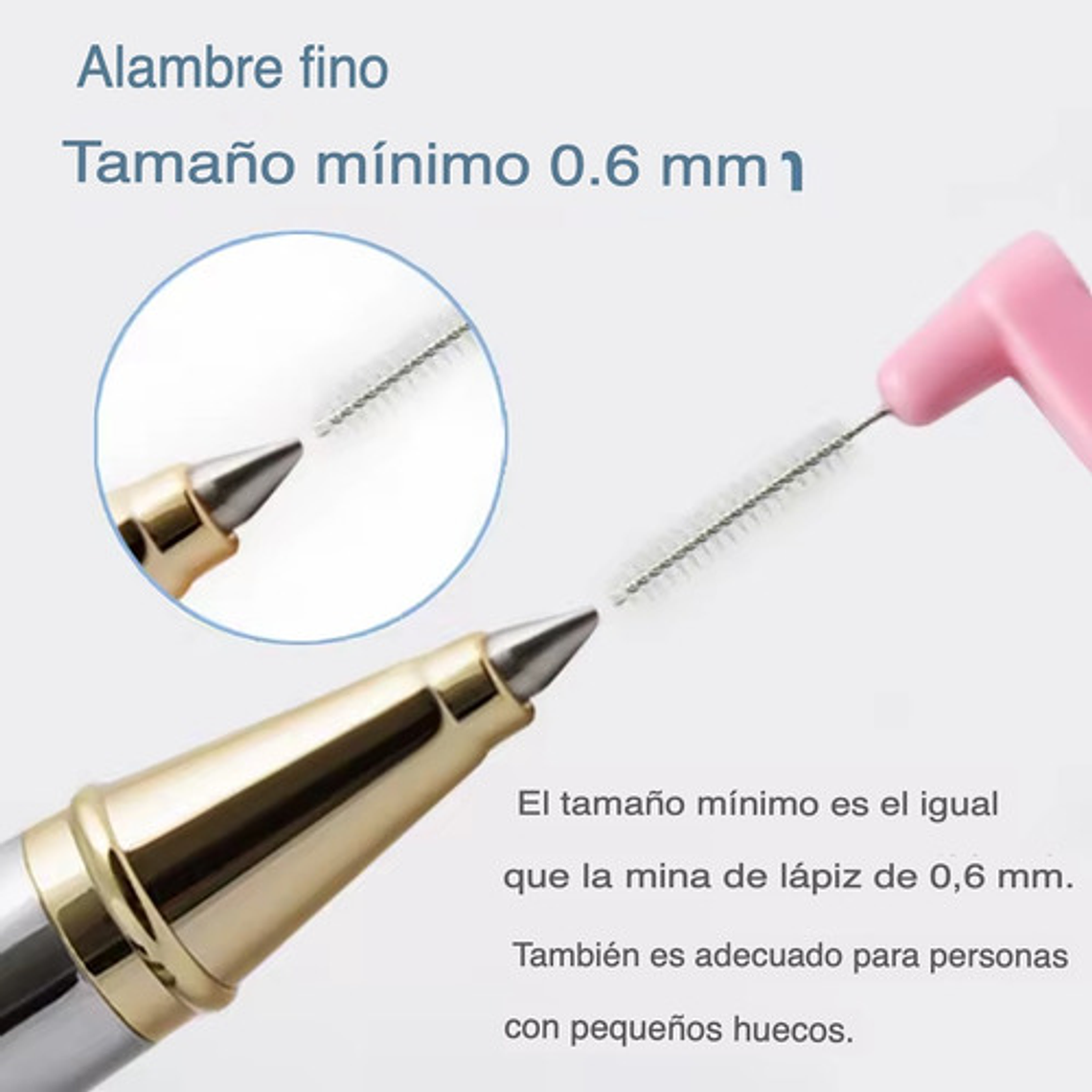 Cepillos Interdentales 0,6 A 0,8mm Flexible Pack 20 Uds. 17