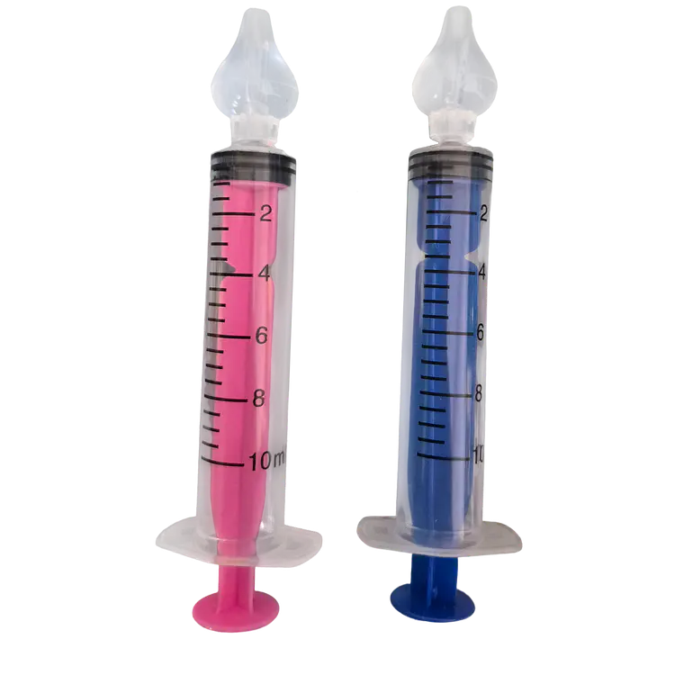 Pack X2 Limpiador Nasal Jeringa para Mocos Lavado bebés y niños marca Pikku 7