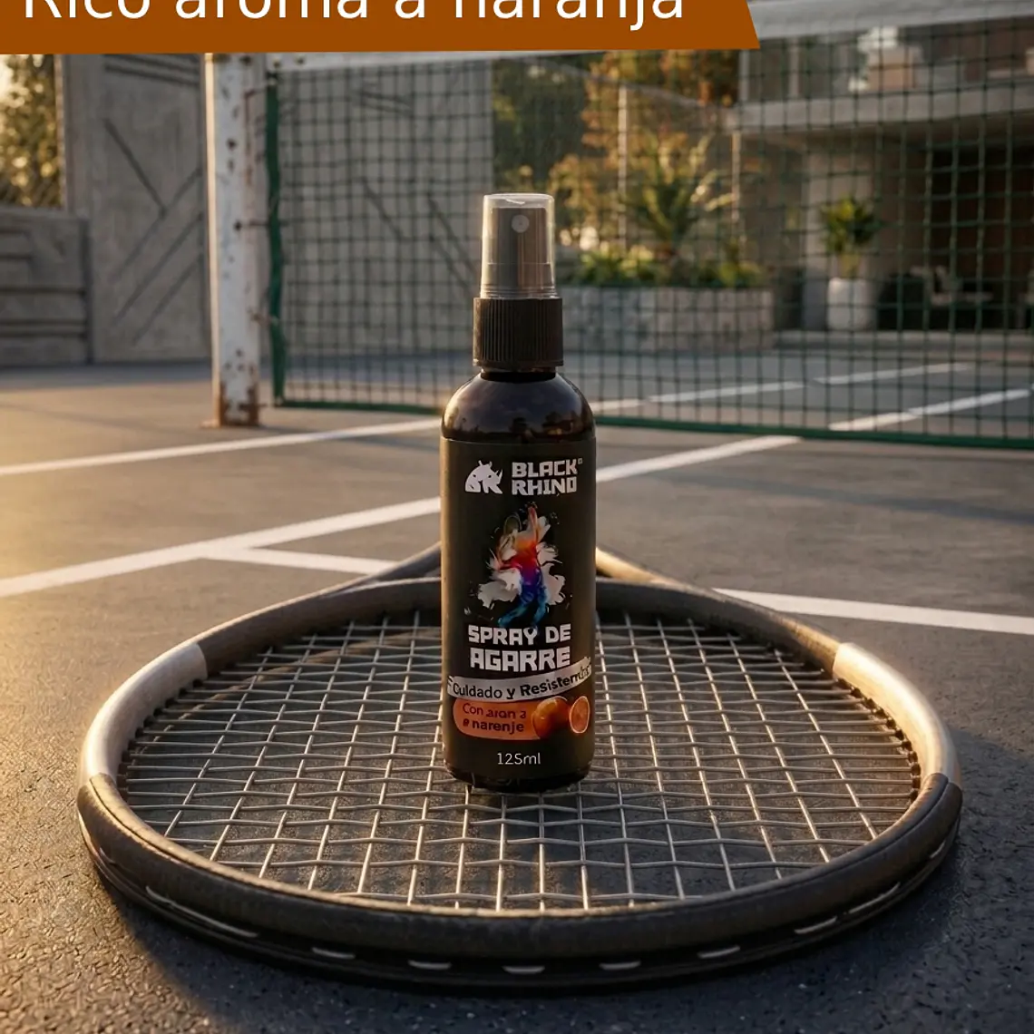 Resina Liquida Spray de agarre Super Adherente Deportiva, Grip Aroma naranja 125ml Black Rhino 14