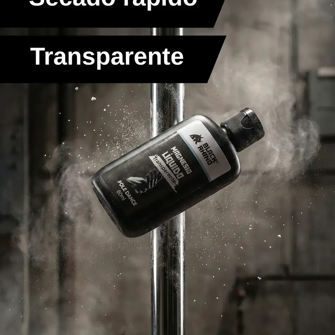 Magnesio Liquido Transparente para Pole Dance Black Rhino 60ml 2