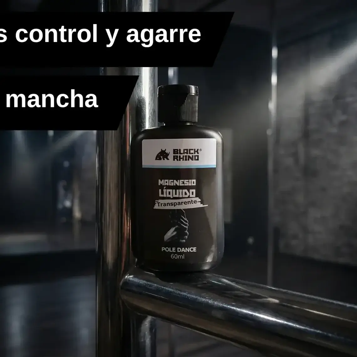 Magnesio Liquido Transparente para Pole Dance Black Rhino 60ml 3
