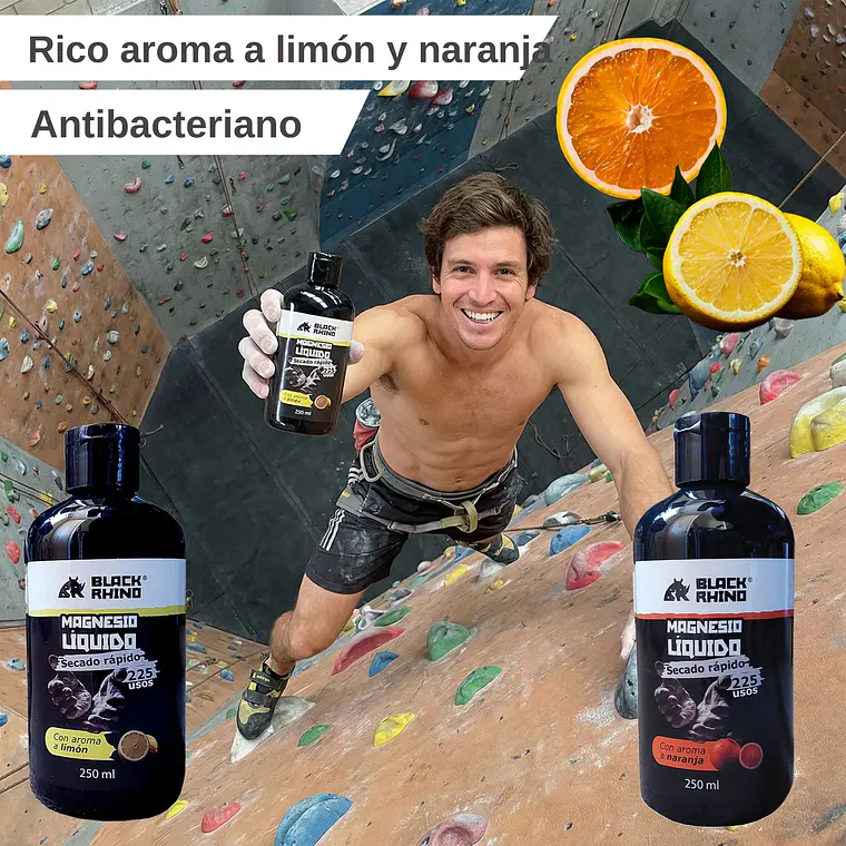 Magnesio Liquido Deportivo Antideslizante Black Rhino 250ml 5