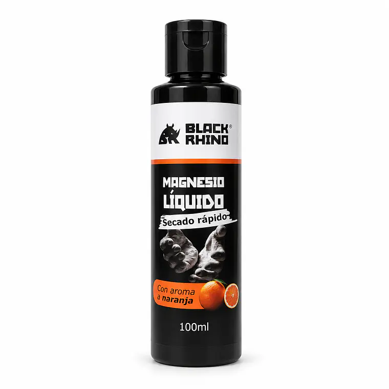 Magnesio Liquido Deportivo Antideslizante Black Rhino 100ml Secado ultra rápido, alto redimiento, aroma limón 2