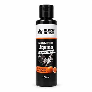 Magnesio Liquido Deportivo Antideslizante Black Rhino 100ml Secado ultra rápido, alto redimiento, aroma limón y naranja