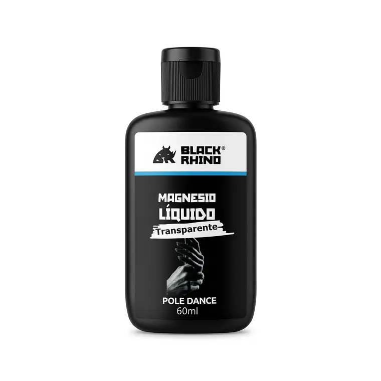 Magnesio Liquido Transparente para Pole Dance Black Rhino 60ml Transparente y con o sin aroma a naranja 1