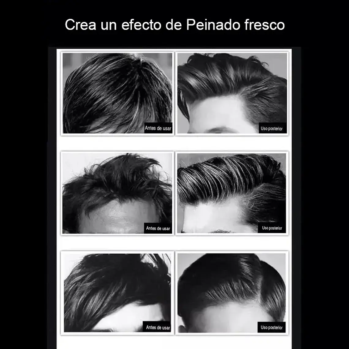 Fijador Para El Pelo Glossen, Cera En Barra Peinado Cabello 8