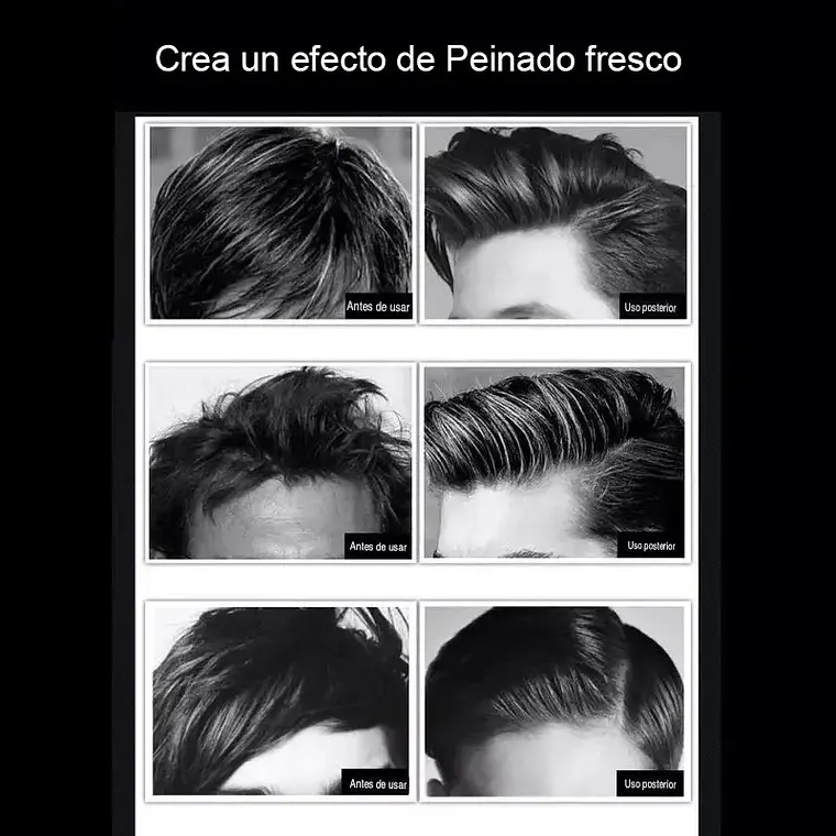 Fijador Para El Pelo Glossen, Cera En Barra Peinado Cabello 8