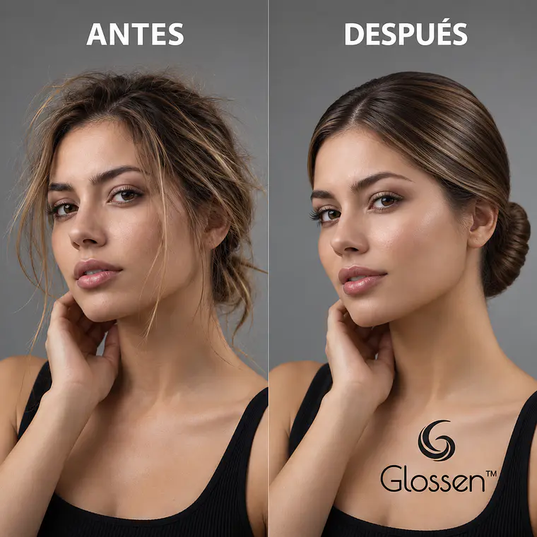 Fijador Para El Pelo Glossen, Cera En Barra Peinado Cabello 10