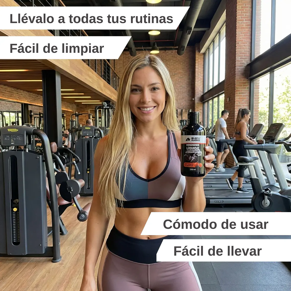 Magnesio Liquido Deportivo Antideslizante Black Rhino 250ml Pack 3 unidades Oferta especial 5