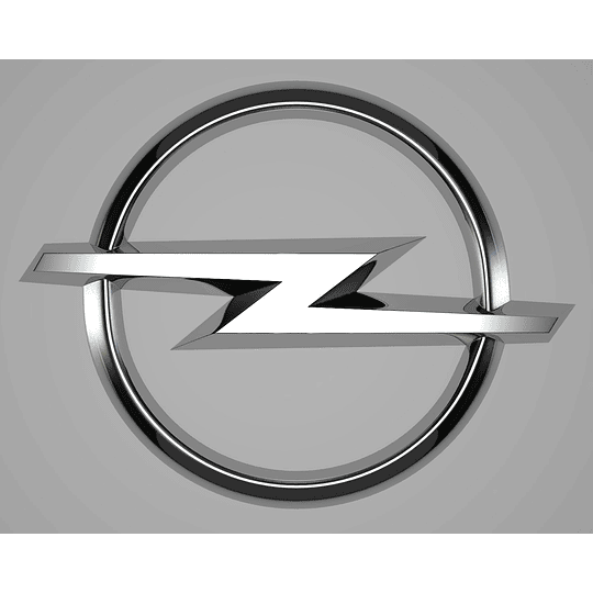 LOGO OPEL GDE (DEL Y TRAS)