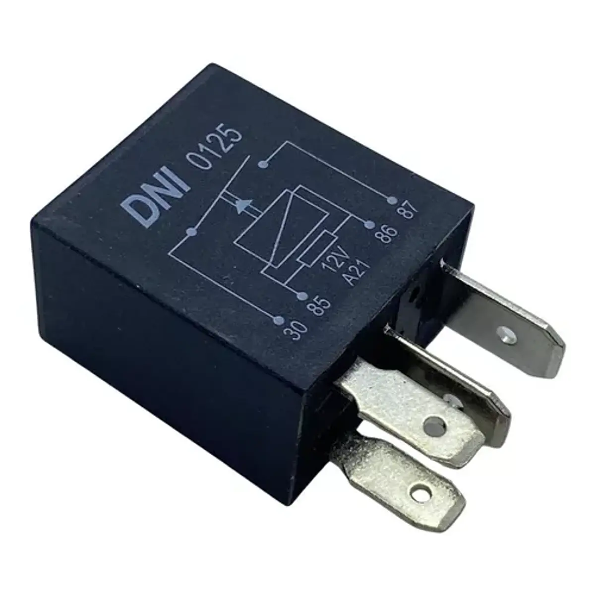 Relais Voiture 12V 30A 4 Broches - Normalement Ouvert - Neuf Avec Fusible 30A Inclus