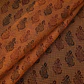 Tela de Algodón Estampada en Bloques – Naranja (Bagh). - Miniatura 3