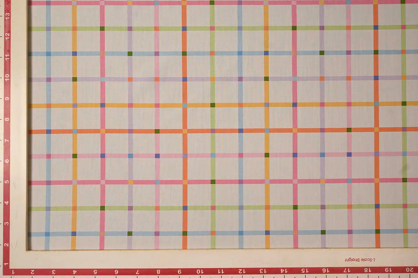 Popelina de Algodón Estampada a Cuadros – Multicolor 2