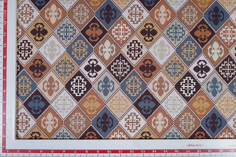Popelina de Algodón Estampada – Multicolor