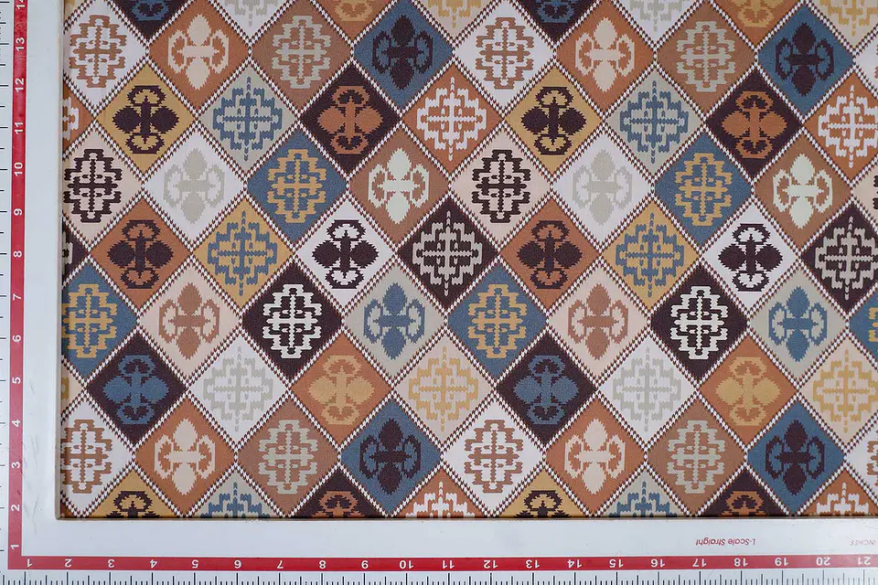 Popelina de Algodón Estampada – Multicolor 2