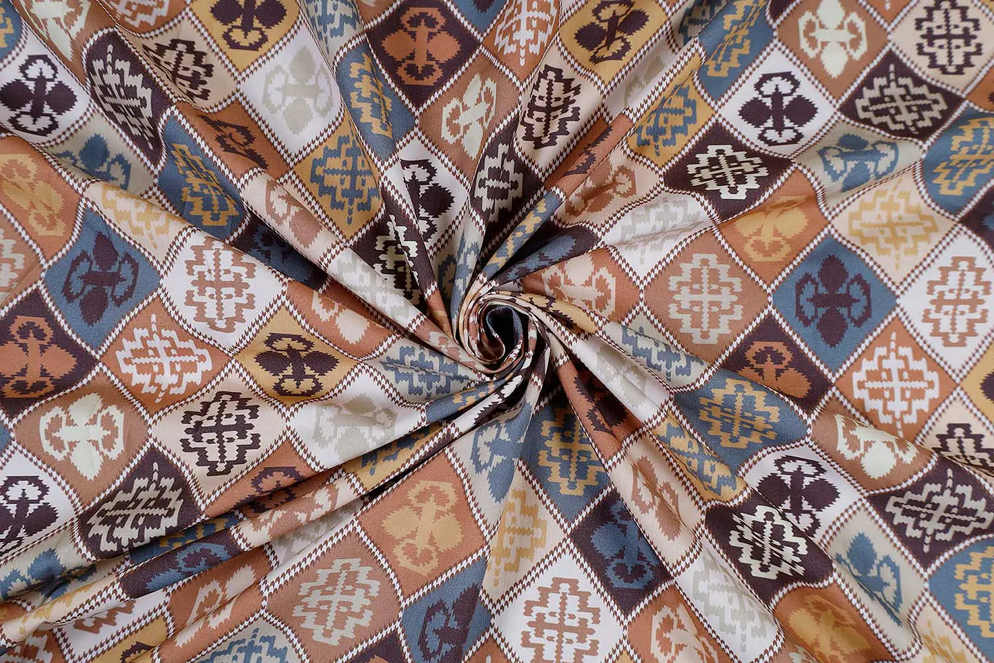 Popelina de Algodón Estampada – Multicolor 1