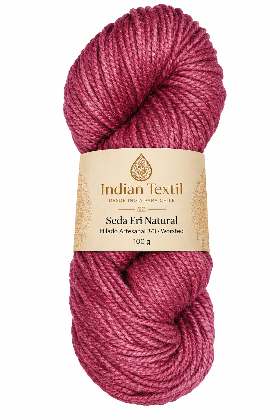 Seda Eri Natural – Hilado Artesanal 3/3 Worsted | 100 g 11