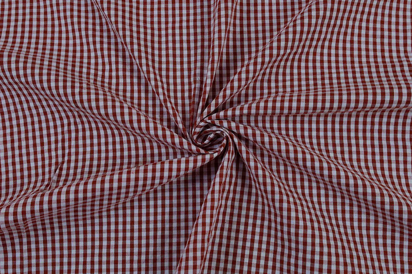 Cuadrillé Gingham Seersucker Rojo y Blanco  1